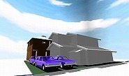 3D設計(BIM)基本設計・a5112案・外観・北側・玄関駐車場側・3Dモデルで外観・インテリアをチェックし、集計で設計見積りに近い概算を確認して、最終案を絞る
